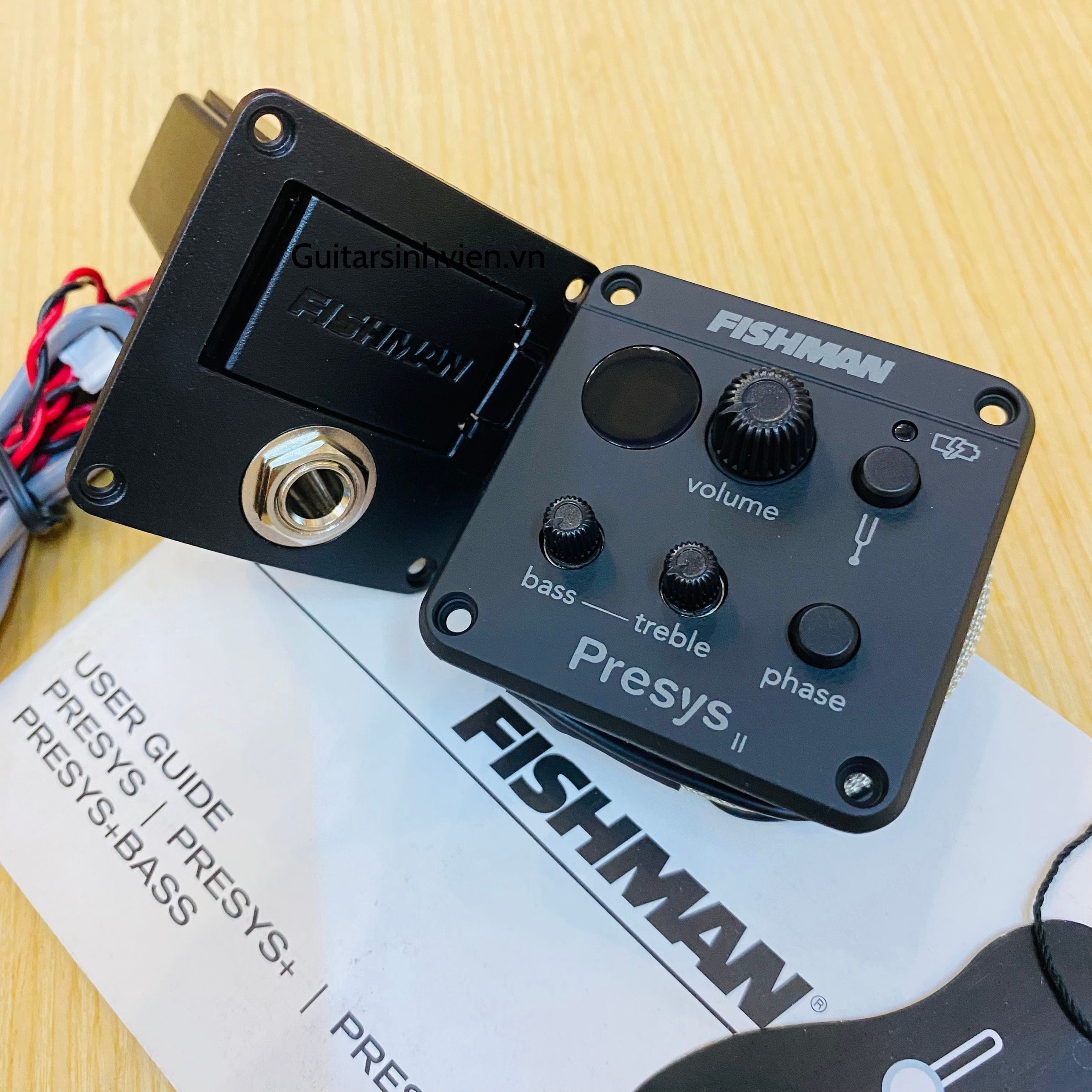 Lắp EQ Fishman presys II chính hãng Lắp EQ Fishman presys II chính hãng
