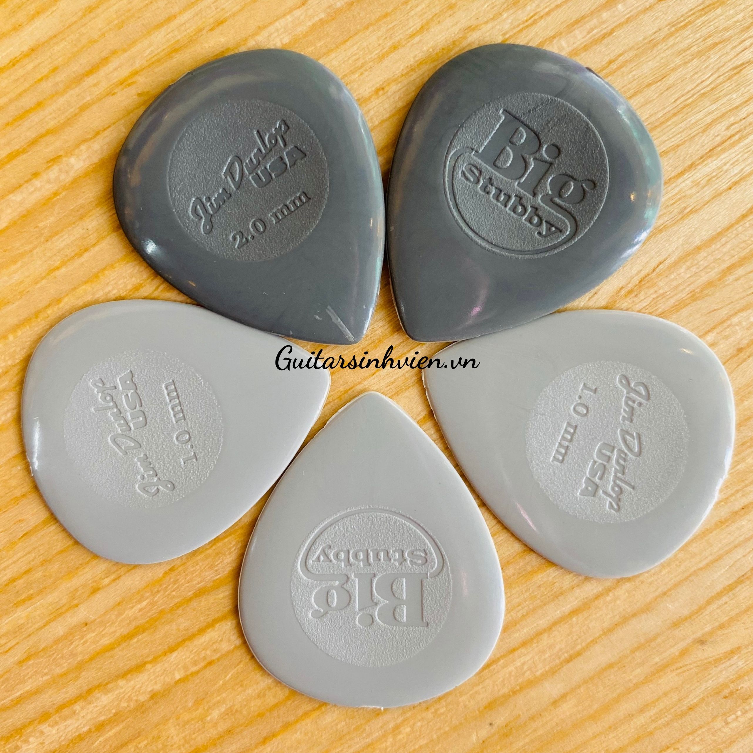 Pick gãy đàn Big Stubby Jim Dunlop của Mỹ Pick gãy đàn Big Stubby Jim Dunlop của Mỹ