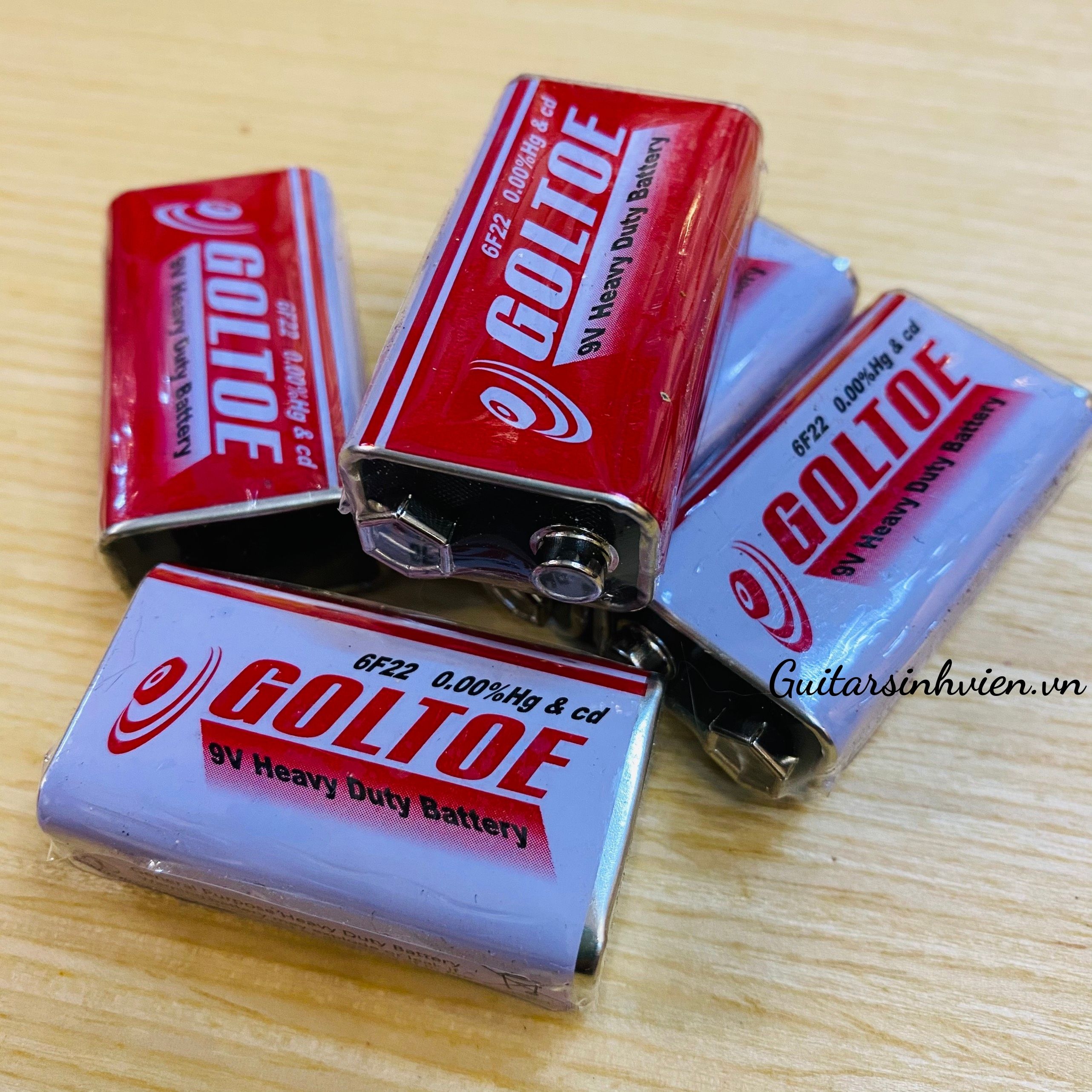 Pin lắp EQ guitar loại 9v Pin lắp EQ guitar loại 9v