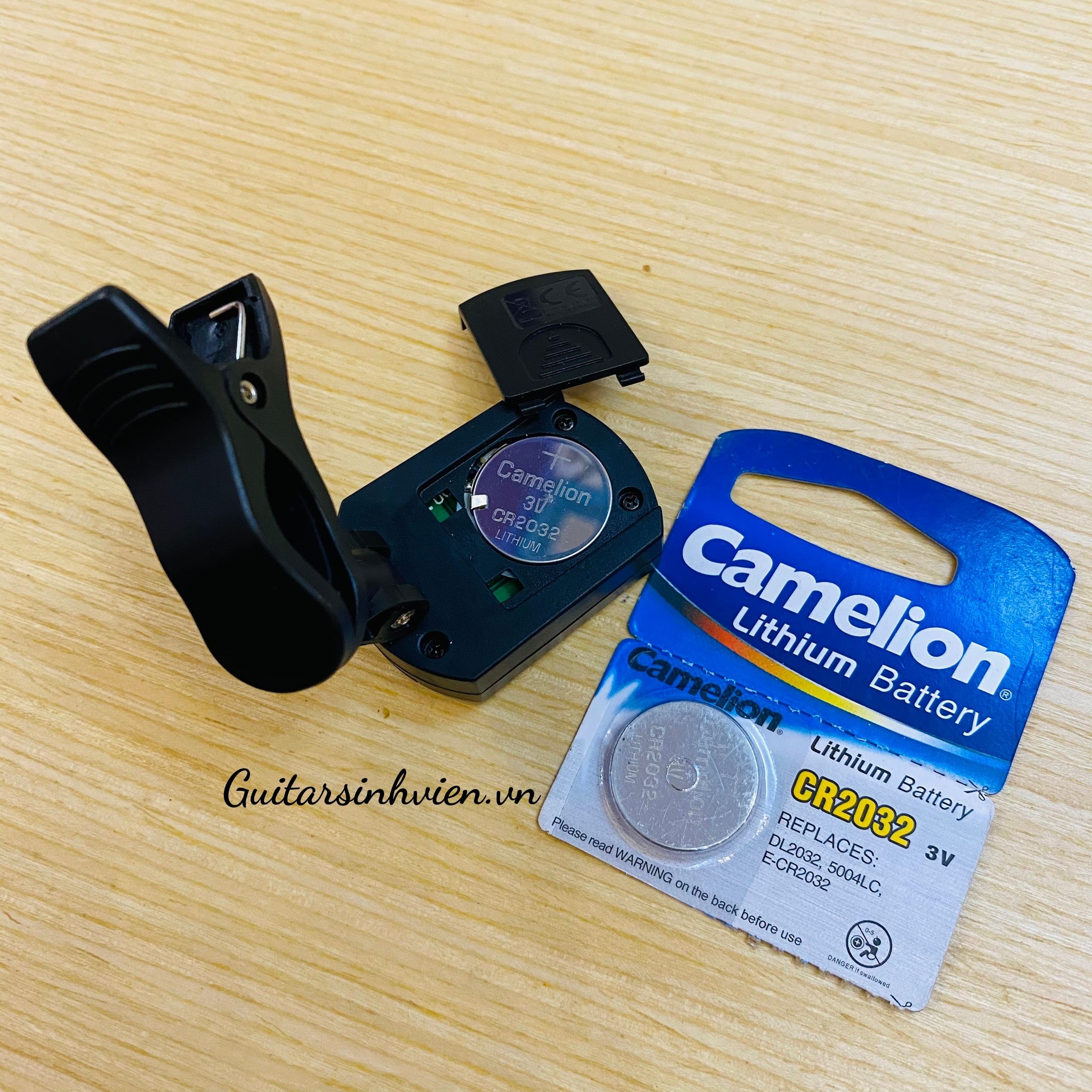 Pin lắp tuner guitar Camelion loại 3v Pin lắp tuner guitar Camelion loại 3v