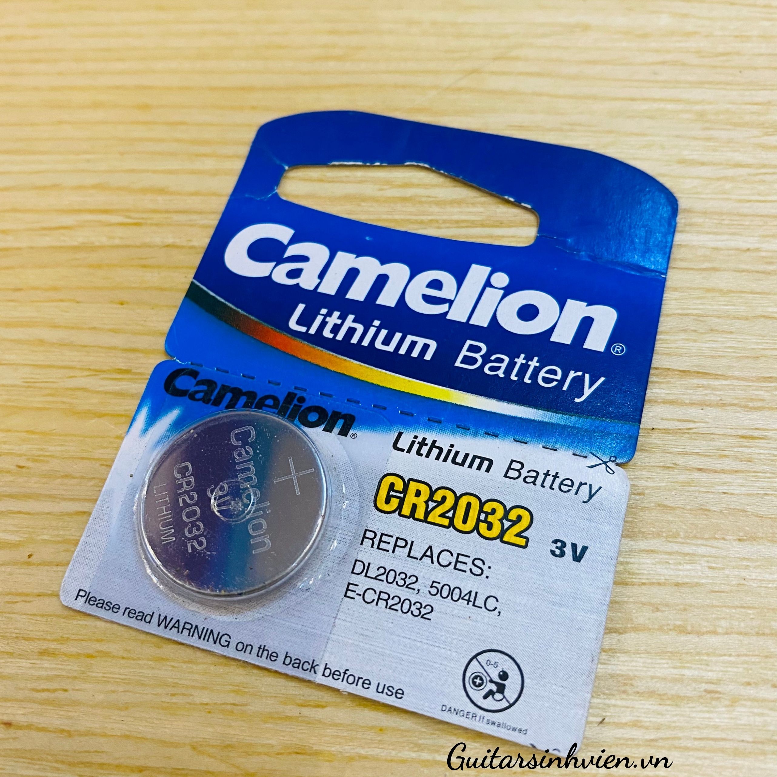 Pin lắp tuner guitar Camelion loại 3v Pin lắp tuner guitar Camelion loại 3v