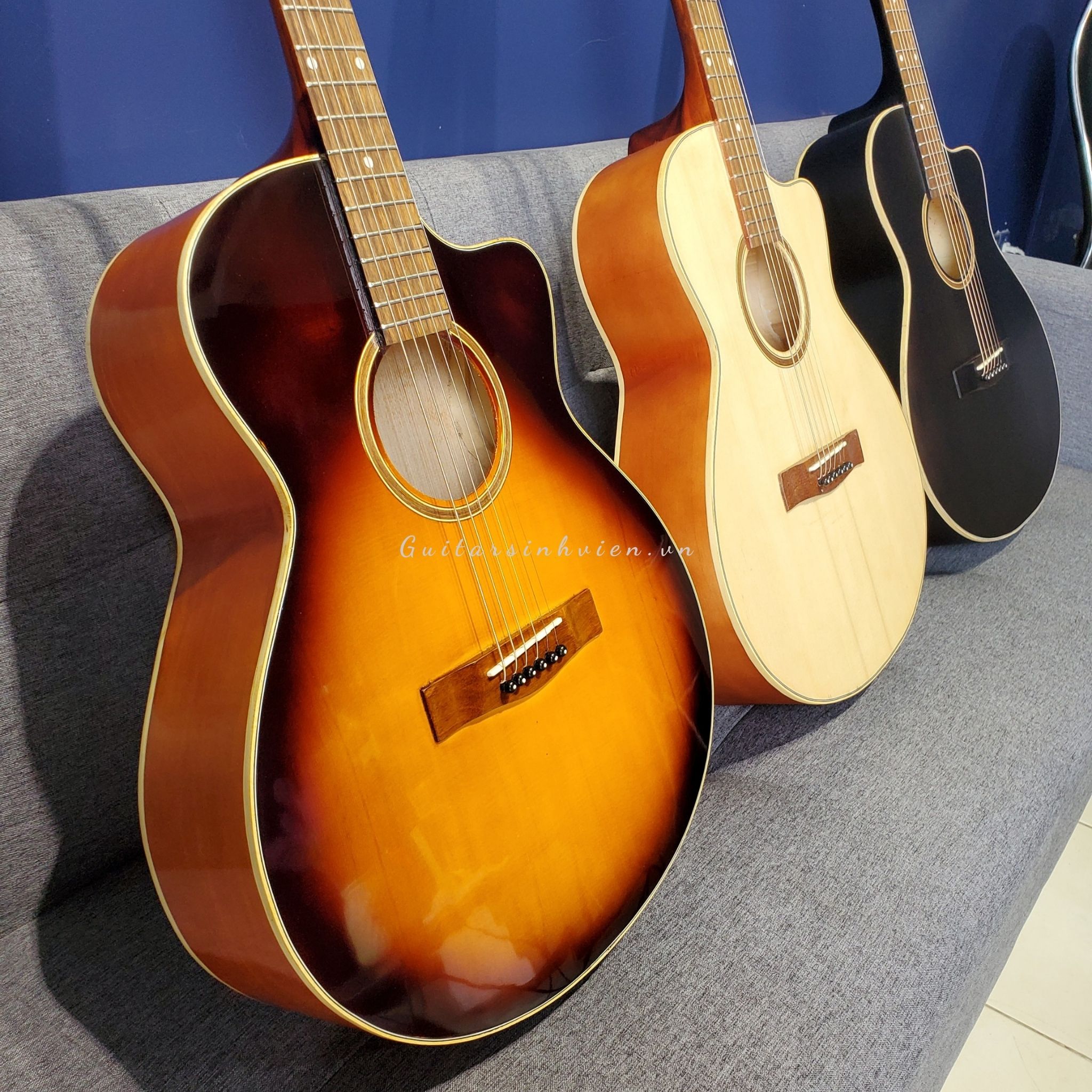 Đàn guitar acoustic tập chơi giá rẻ SV-A1 - Có ty chống cong cần 2 chiều Đàn guitar acoustic tập chơi giá rẻ SV-A1 - Có ty chống cong cần 2 chiều