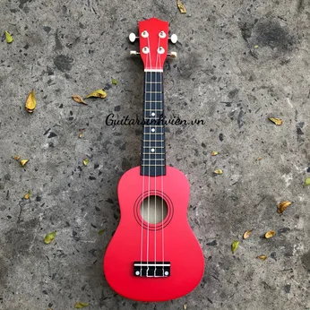 Đàn ukulele soprano màu đỏ 
