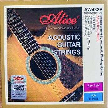 Dây đàn guitar acoustic  chính hãng Alice AW432