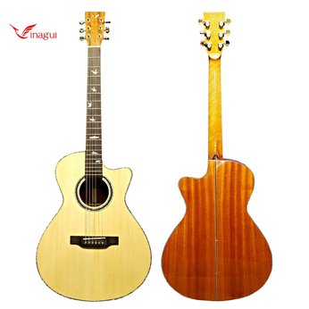 Guitar acoustic custom gỗ mahogay Vinagui cao cấp VM01