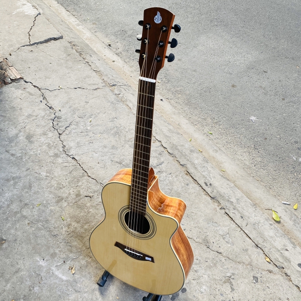 Đàn guitar acoustic gỗ hồng đào nguyên miếng cao cấp SV-A401