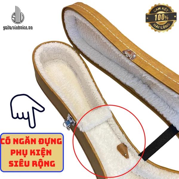 Hộp case đựng đàn guitar cao cấp