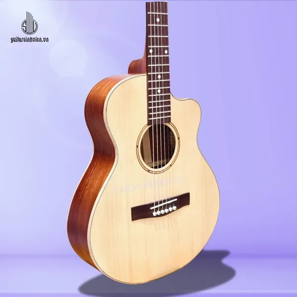 Đàn Guitar Mini Acoustic Size 3/4 Gỗ Hồng Đào Mã A2MIN