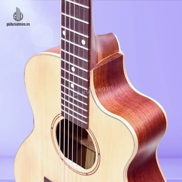 Đàn Guitar Mini Acoustic Size 3/4 Gỗ Hồng Đào Mã A2MIN