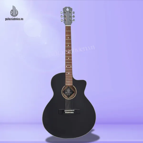 Đàn Guitar Acoustic Màu Đen Tập Chơi Giá Rẻ SV-A1
