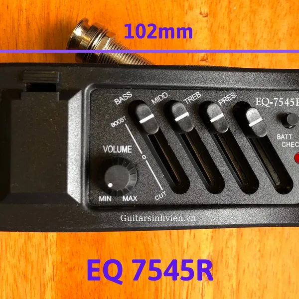 Lắp EQ Đàn Guitar 7545R Chính Hãng