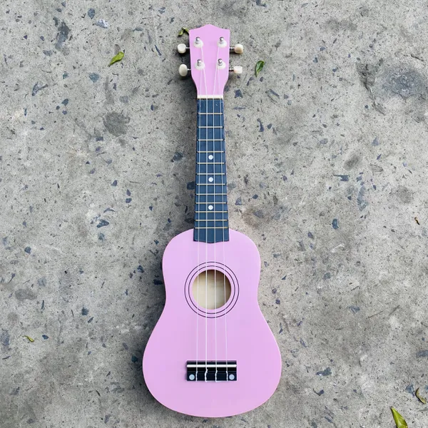 Đàn ukulele soprano màu hồng đáng yêu 