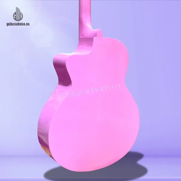 Đàn Guitar Acoustic Màu Hồng Dễ Thương SV-A1CL