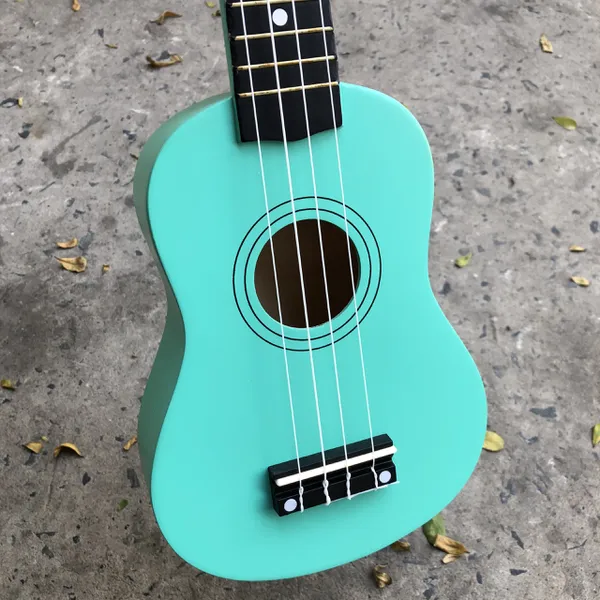 Đàn ukulele soprano màu xanh ngọc