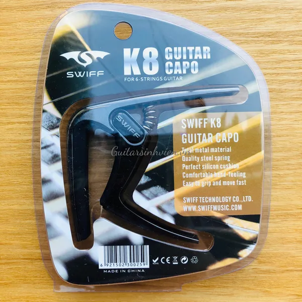 Capo đàn guitar cao cấp Swiff K8