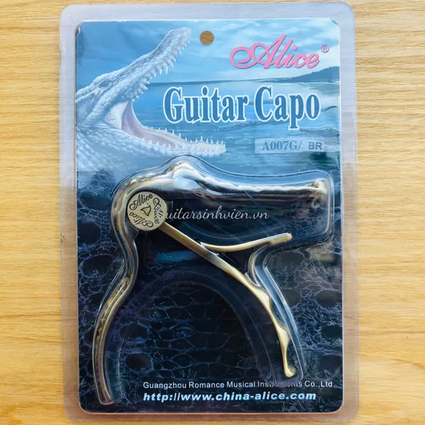 Capo đàn guitar hình cá sấu Alice A007D