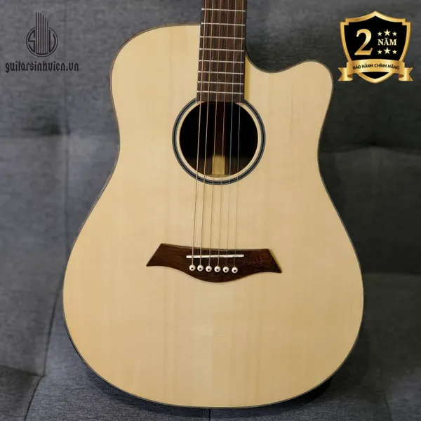 Đàn guitar acoustic gỗ cẩm Ấn cao cấp SV-A7