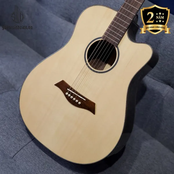 Đàn guitar acoustic gỗ cẩm Ấn cao cấp SV-A7