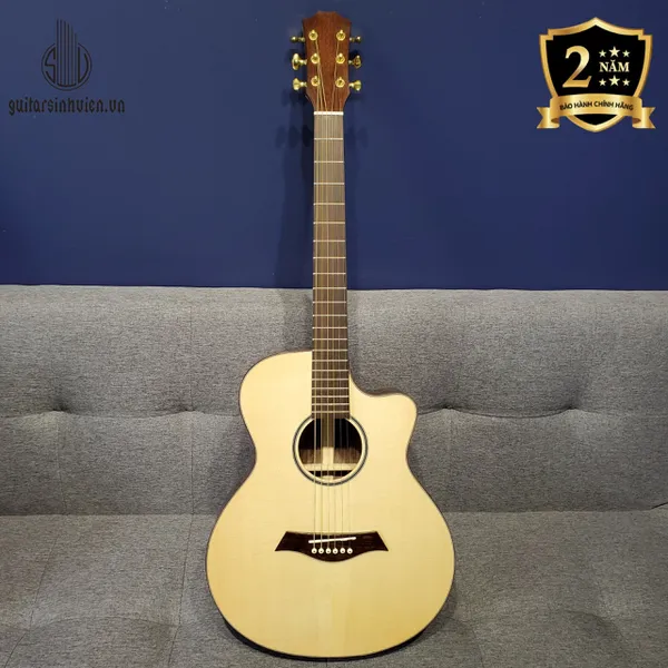 Đàn guitar acoustic gỗ cẩm Ấn cao cấp SV-A7