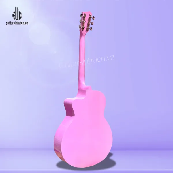 Đàn Guitar Acoustic Màu Hồng Dễ Thương SV-A1CL