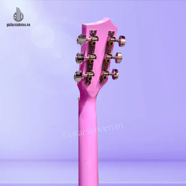 Đàn Guitar Acoustic Màu Hồng Dễ Thương SV-A1CL