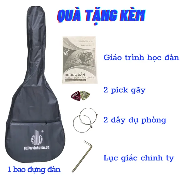 Đàn guitar acoustic tập chơi giá rẻ SV-A1