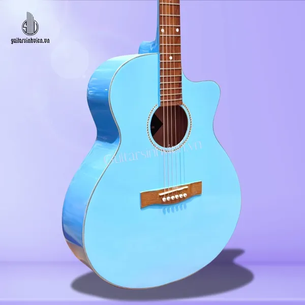 Đàn Guitar Acoustic Màu Xanh Dương SV-A1CL