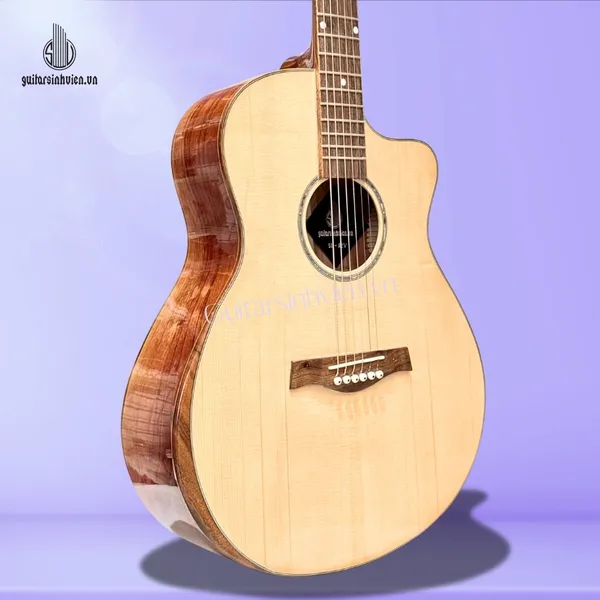 💥HOT💥 Guitar Acoustic Gỗ Hồng Đào Vát Bavel SV-A2V