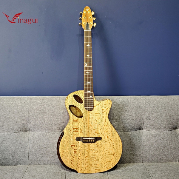 Đàn guitar custom cao cấp gỗ sồi Vinagui VF01