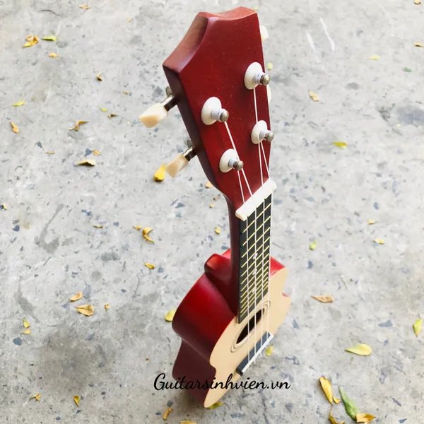 Đàn ukulele soprano màu gỗ 