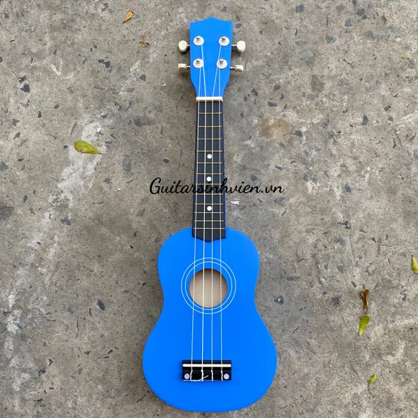 Đàn ukulele soprano màu xanh dương 