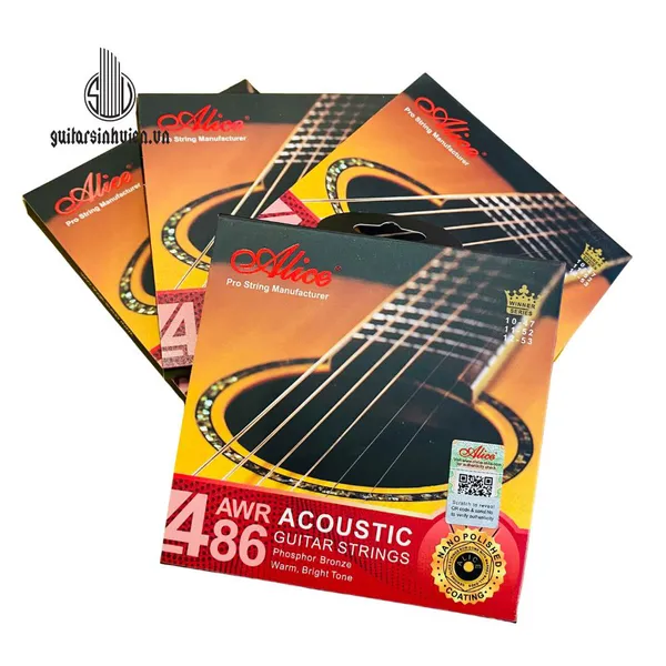 Dây Đàn Guitar Acoustic Alice AWR486 Chính Hãng