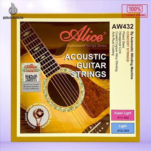 Dây Đàn Guitar Acoustic Alice AW432