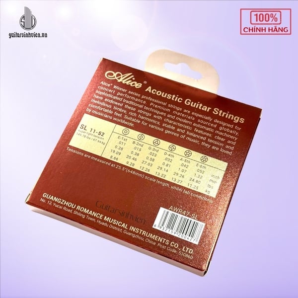 Dây đàn guitar acoustic cao cấp Alice AWR47 Chính Hãng