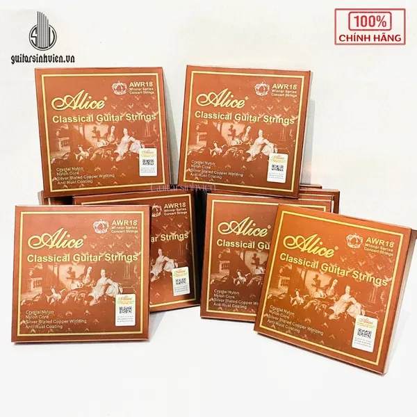 Dây Đàn Guitar Classic Alice AWR18 Chính Hãng