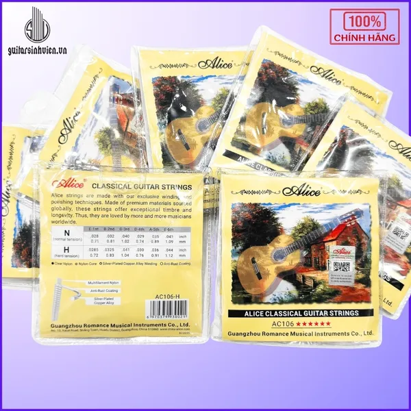 Dây Đàn Guitar Classic Alice A106 Chính Hãng 
