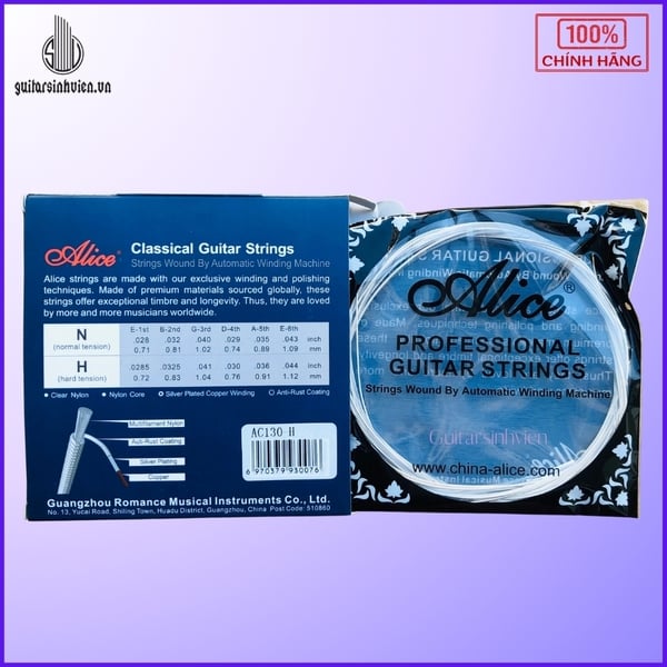 Dây Đàn Guitar Classic Chính Hãng Alice AC130