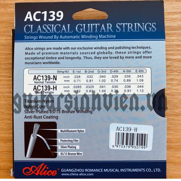 Dây đàn guitar classic Alice chính hãng AC139