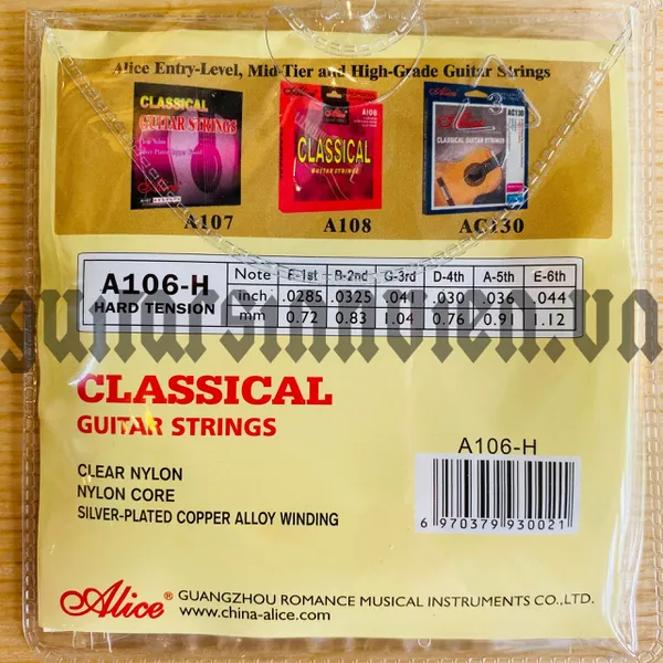 Dây đàn guitar classic Alice chính hãng A106