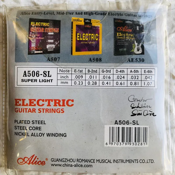 Dây đàn guitar điện electric Alice A506