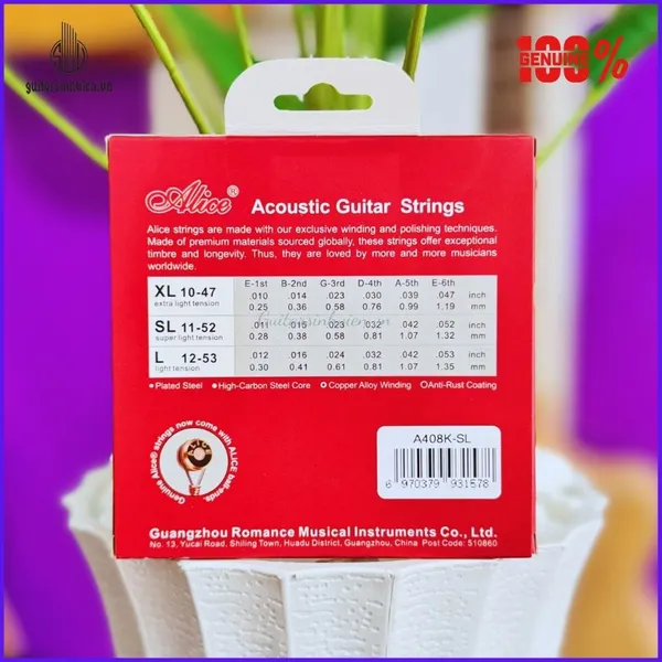 Dây đàn guitar acoustic giá rẻ Alice A408K