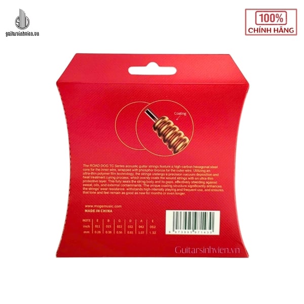 Dây Đàn Guitar Acoustic Road Dog TC11