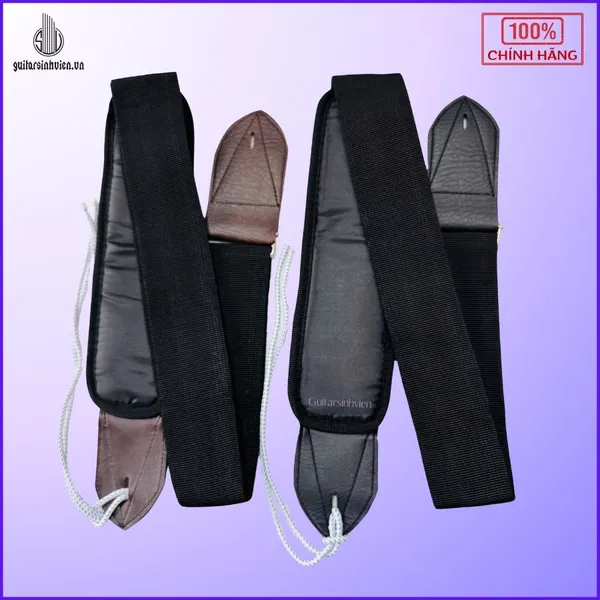 Dây Đeo Đàn Guitar Thùng/ Guitar Điện Kiểu Bassic - Tặng Kèm 1 Pick Gảy