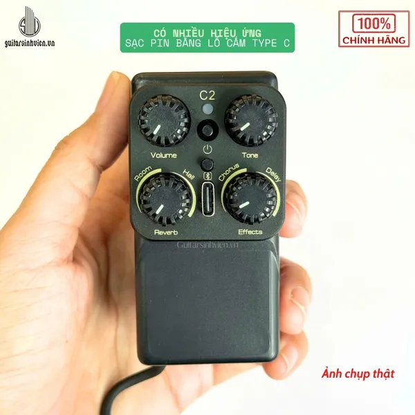 Eq Hiệu Ứng C2 Chính Hãng - Có Tích Hợp Loa, Kết Nối Bluetooth Không Dây, Nhiều Hiệu Ứng 