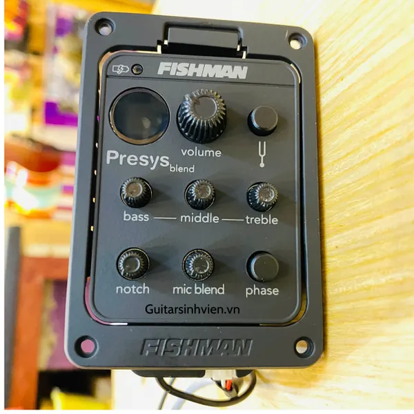 Lắp EQ Fishman Presys Blend 301 chính hãng