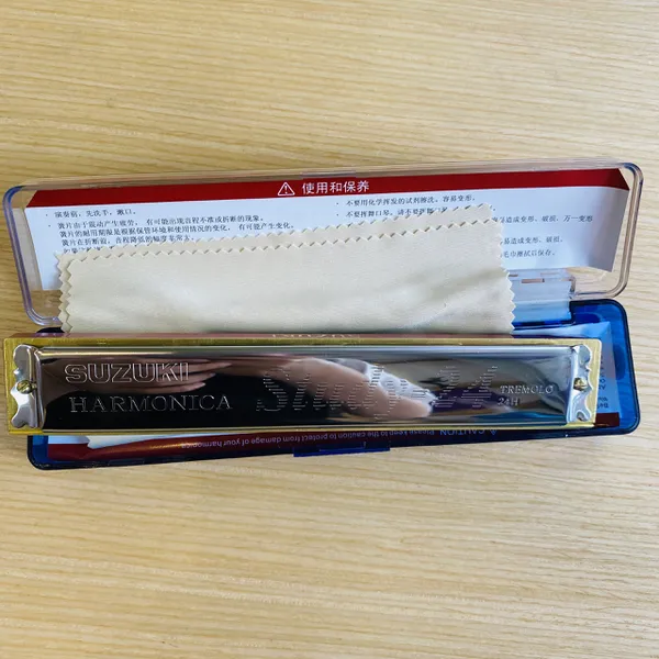 Kèn harmonica 24 lỗ âm chuẩn