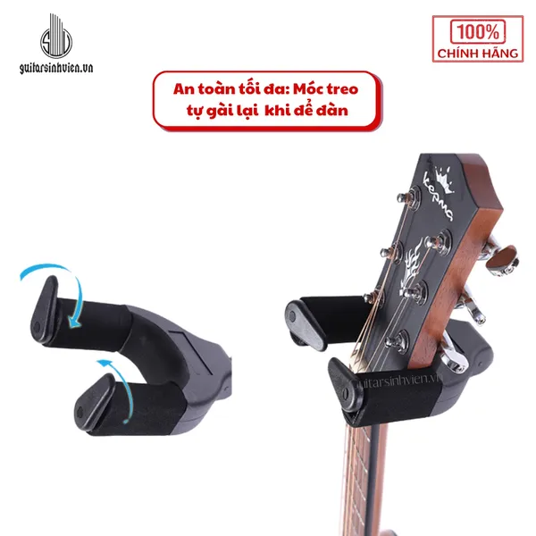 Giá Treo Đàn Guitar Đứng Ba Chân Bằng Kim Loại Cao Cấp