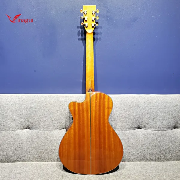 Guitar acoustic custom gỗ mahogay Vinagui cao cấp VM01