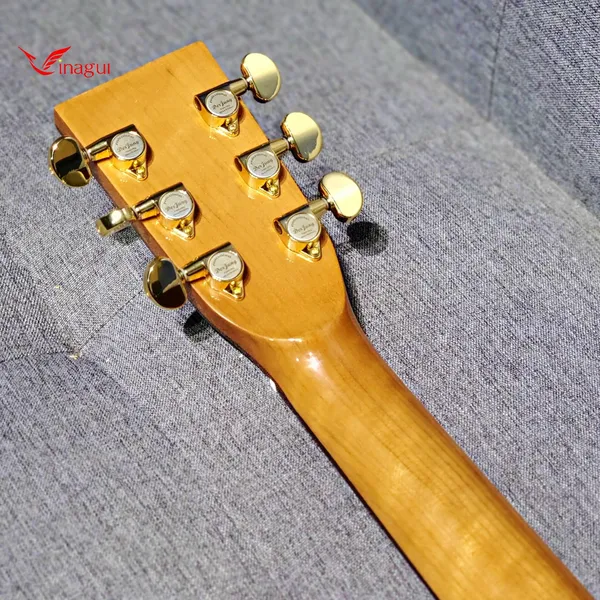 Guitar acoustic custom gỗ mahogay Vinagui cao cấp VM01