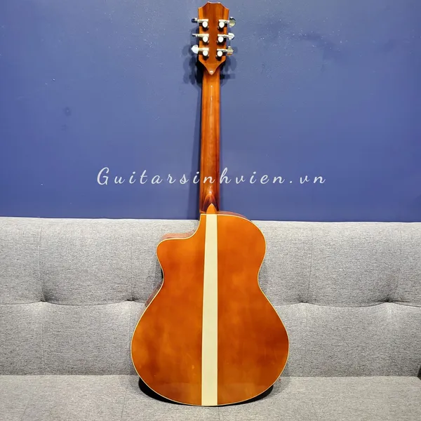 Guitar tập chơi acoustic cẩn trai cao cấp - X1